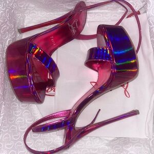 Christian Louboutin Multicolor Iridescent Heels